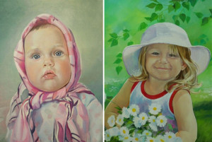 Портреты на заказ от художника Марии Бычковой.