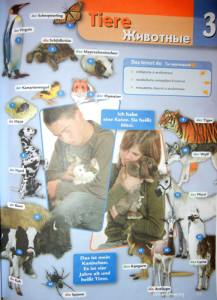 Задание по немецкому языку (5 класс): узнать родину животных с картинки в учебнике.