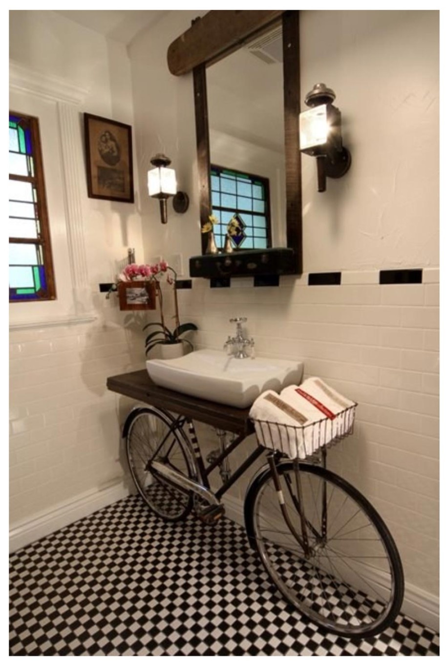 creative-white-sink-above-old-cycle-bathroom-design-ideas-for-guest-915x1355