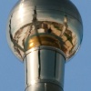 Панорама кремля в шаре шпиля мечети.